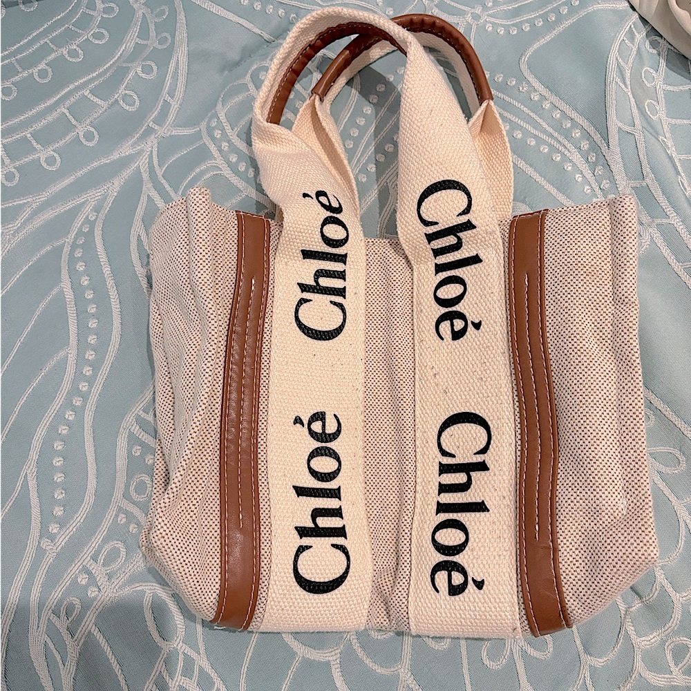 Chloe Small Woody Tote Bag